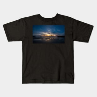 Wet Sand Sunset Kids T-Shirt